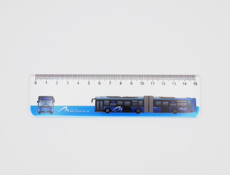 ベイサイドブルー15cm定規の画像